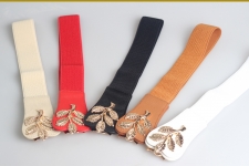 women's  wide elastic velvet  belt fashion belt