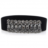 women's  crystal diamond  dress elastic  belt   belt   fashion belt