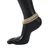 Rhinestone  foot chain  Ankle Bracelet  Ankle foot chain jewelry handmade