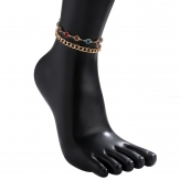 rhinestone chain  Ankle Bracelet  Ankle foot chain jewelry handmade
