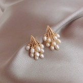 Pearl Earrings women's Retro Earrings