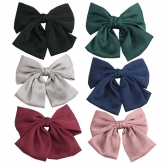 handmade Hair Scrunchies, Cloth, Bowknot, printing, pure color  & for woman