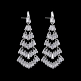AAA zircon inlaid gorgeous Earrings Christmas Tree Earrings