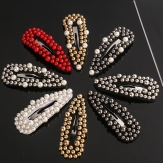water drop shape  fashion Hair  Clips in plastic many color for choice
