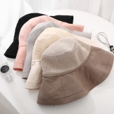 basin hat  cap fashion spring youth travel leisure cap student solid shade hat