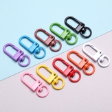Alloy key chain hanging buckle hook buckle spring buckle manual DIY jewelry accessories connecting materials