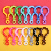 60mm thick color bulb shaped lobster buckle doll plastic key buckle luggage hook buckle